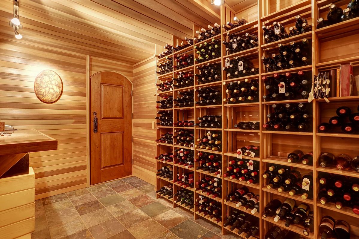 Cave à vin de maison à ventiler